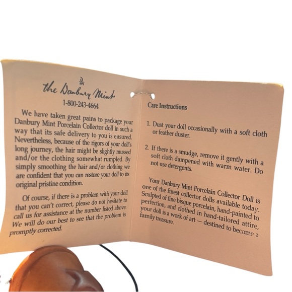 Vtg Howdy Doody Puppet Doll Marionette Danbury Mint Collection 1997 chipped ear - Picture 7 of 10